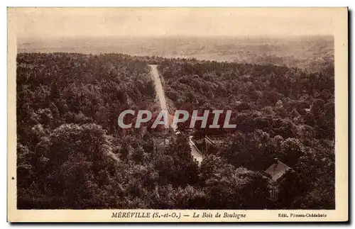 Cartes postales Mereville Le bois de Boulogne
