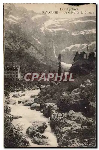 Cartes postales Gavarnie Le gave et le cirque