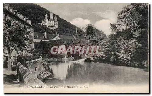 Cartes postales Betharram Le pont et le monastere