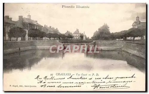 Cartes postales Picardie Chaulnes Vue Ouest