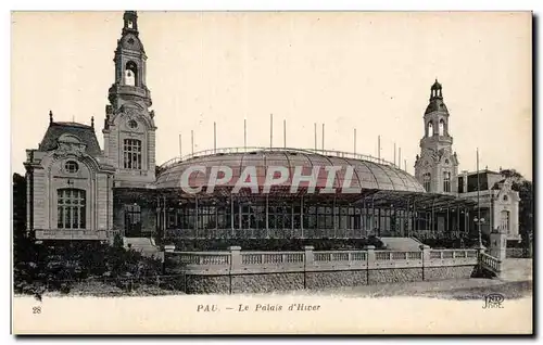 Cartes postales Pau Le palais d hiver