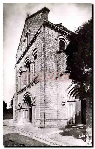 Moderne Karte Poitiers Facade de l eglise Saint Hilaire