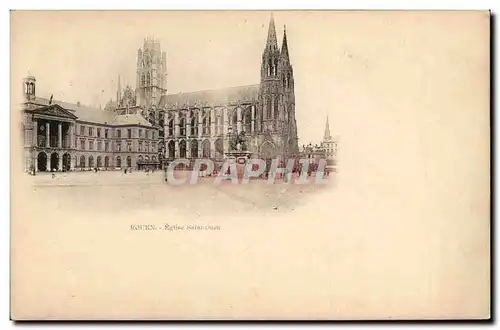 Cartes postales Rouen Eglise Saint ouen