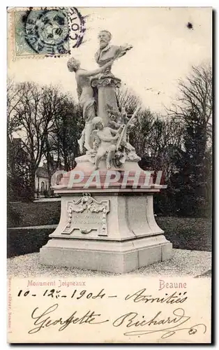 Ansichtskarte AK Beaune Monument Joigneaux