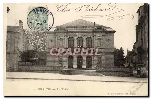 Cartes postales Beaune Le theatre