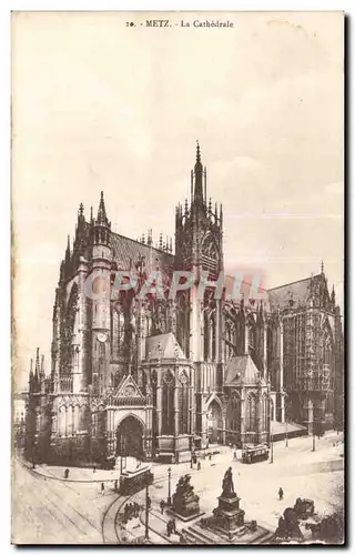 Cartes postales Metz La cathedrale