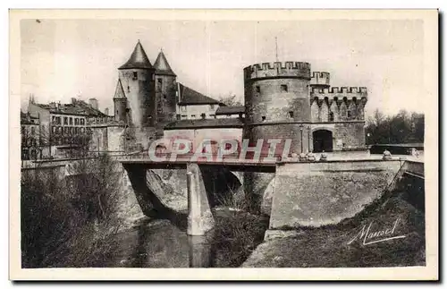 Cartes postales Metz Porte des Allemands et la Seille