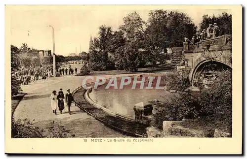 Cartes postales Metz La grotte de l esplanade