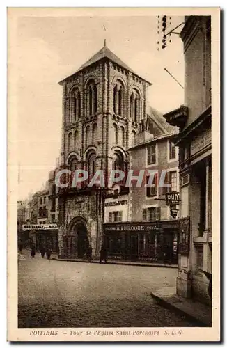 Cartes postales Poitiers Tours de l eglise Saint Porchaire