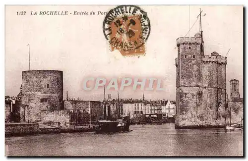 Cartes postales La Rochelle Entree du port