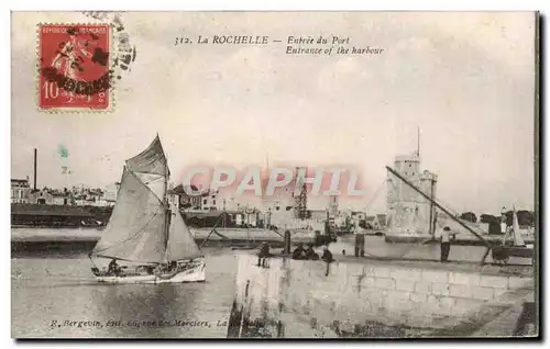 Cartes postales La Rochelle Entree du port