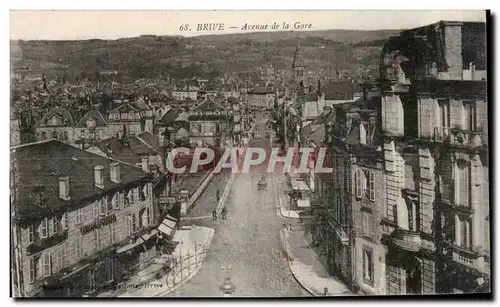 Cartes postales Brive Avenue de la gare