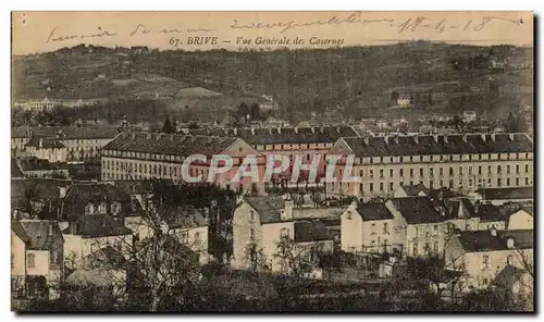 Cartes postales Brive Vue generale des casernes