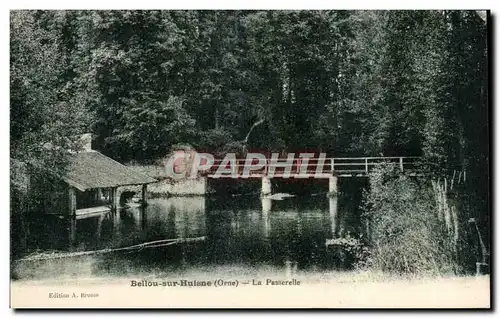 Cartes postales Bellou sur Huisne La passerelle