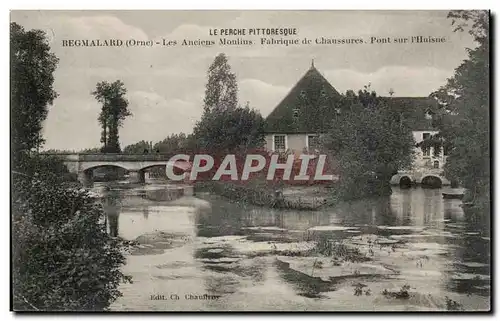 Cartes postales Remarlard Les anciens moulins Fabrique de chaussures Pont sur l Huisne