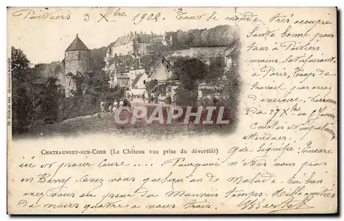 Cartes postales Chateauneuf sur Cher Le chateau