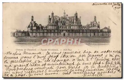 Cartes postales Chateau de Chambord