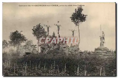 Cartes postales Calvaire de St Georges sur Cher pris du cote des Vignes