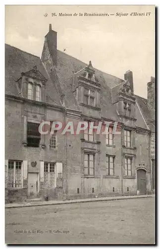 Cartes postales Maison de la Renaissance Sejour d Henri IV