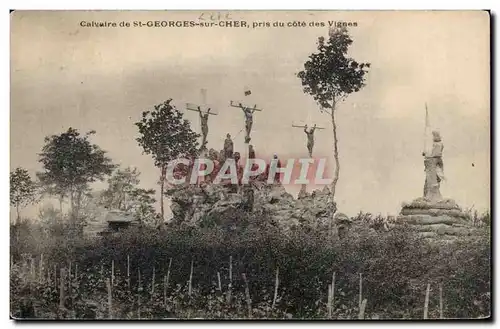 Cartes postales Calvaire de St Georges sur Cher pris du cote des Vignes