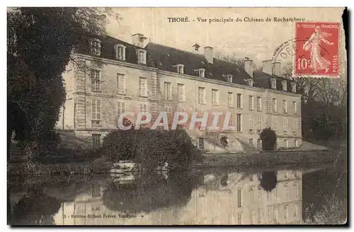 Cartes postales Thore Vue principale du chateau de Rochambeau