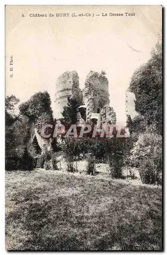 Cartes postales Chateau de Bury La grosse tour