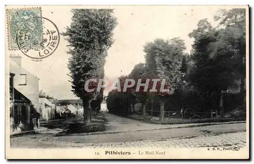 Pithiviers - Le Mail Nord - Cartes postales (animee)