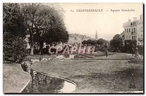 Chatellerault - Square Gambetta Ansichtskarte AK