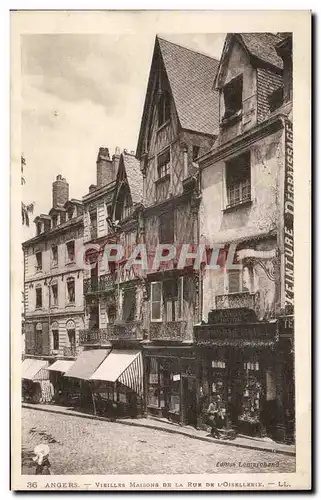 Angers - Vieilles Maisons de la Rue de l Oisellerie Ansichtskarte AK