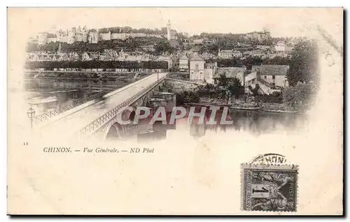 Chinon - Vue Generale - Cartes postales