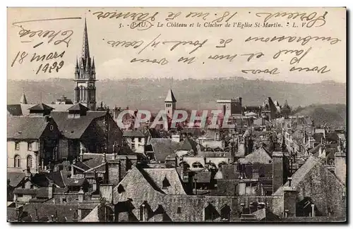 Pau - Le Chateau - Clocher de l Eglise St Martin - Ansichtskarte AK