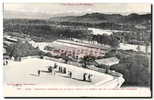 Pau - Nouvelle Terrasse de la Place Royale - Ansichtskarte AK