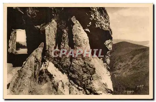 Route de la Schlucht - Tunnel dominant la Vallee du Munster - Ansichtskarte AK