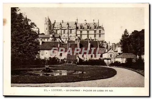 Loches - Le Chateau Facade du logis du roi - Cartes postales