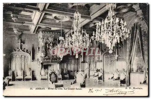 Arras - Hotel de Ville - Grand Salon - Ansichtskarte AK