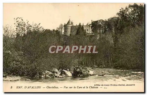 Chatellaion - Env d Avallon - Vue sur la Cure du Chateau - Cartes postales