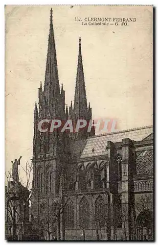 Clermont Ferrand - La Cathedrale - Cartes postales