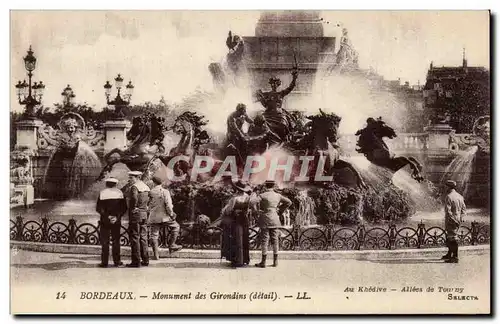 Bordeaux - Monument de Girondins - Cartes postales