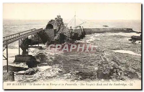 Biarritz - Le Rocher de la Vierge - Cartes postales