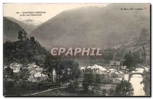 Pres Les Cabannes - Chateau Verdun - Cartes postales