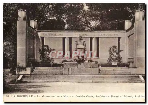 Cartes postales La Rochelle Le monument aux morts