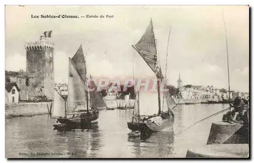 Cartes postales Les Sables D olonne Entree du port