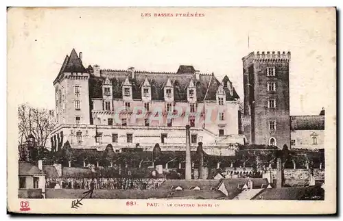 Cartes postales Pau Le chateau d Henri IV