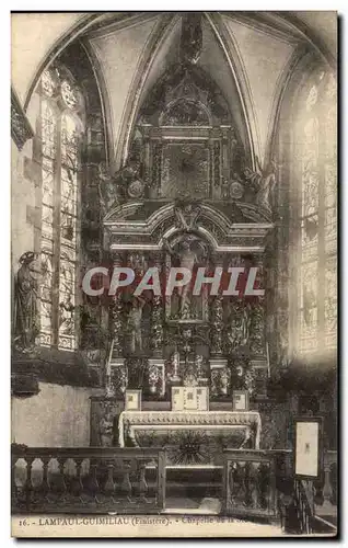 Lampaul Guimiliau - La Chapelle - Ansichtskarte AK