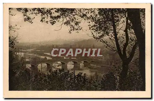 Pau - La Vallee du vu du Parc du Chateau - Cartes postales