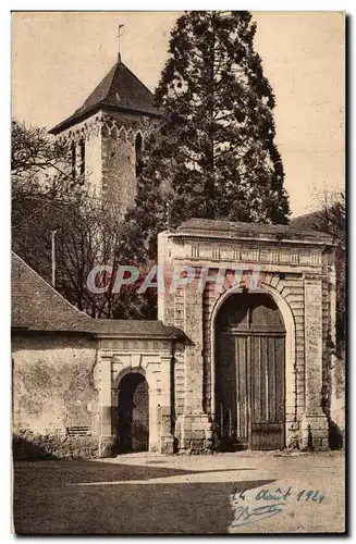 Solesmes - Entree de l Abbaye St Pierre - Ansichtskarte AK