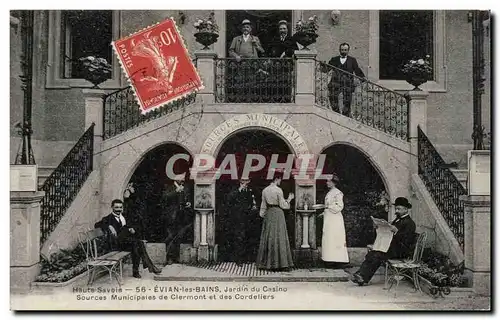 Evian les Bains - Jardin du Casino - Sources Municipales - Cartes postales