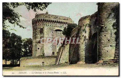 Dinan - Le Chateau et la Fausse Porte - Cartes postales