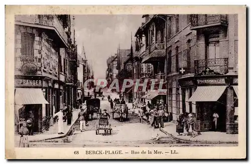 Berck Plage - Rue de la Mer - Cartes postales