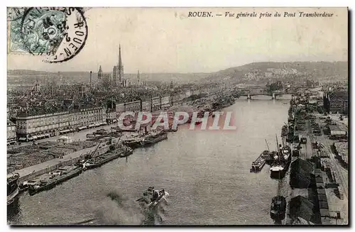 Rouen - Vue Generale prise du Pont Transbordeur - Cartes postales